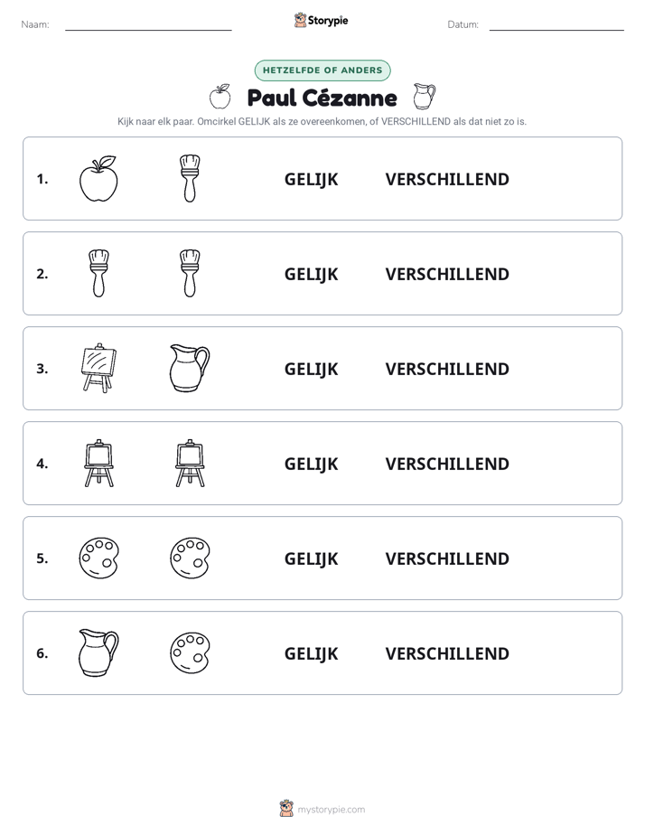 Zelfde of Verschillend