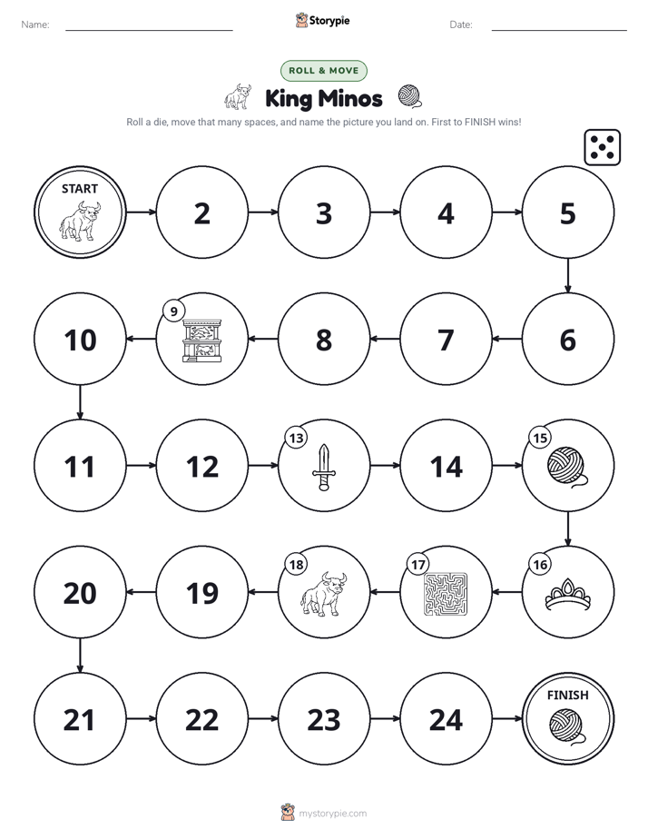 Roll & Move Game