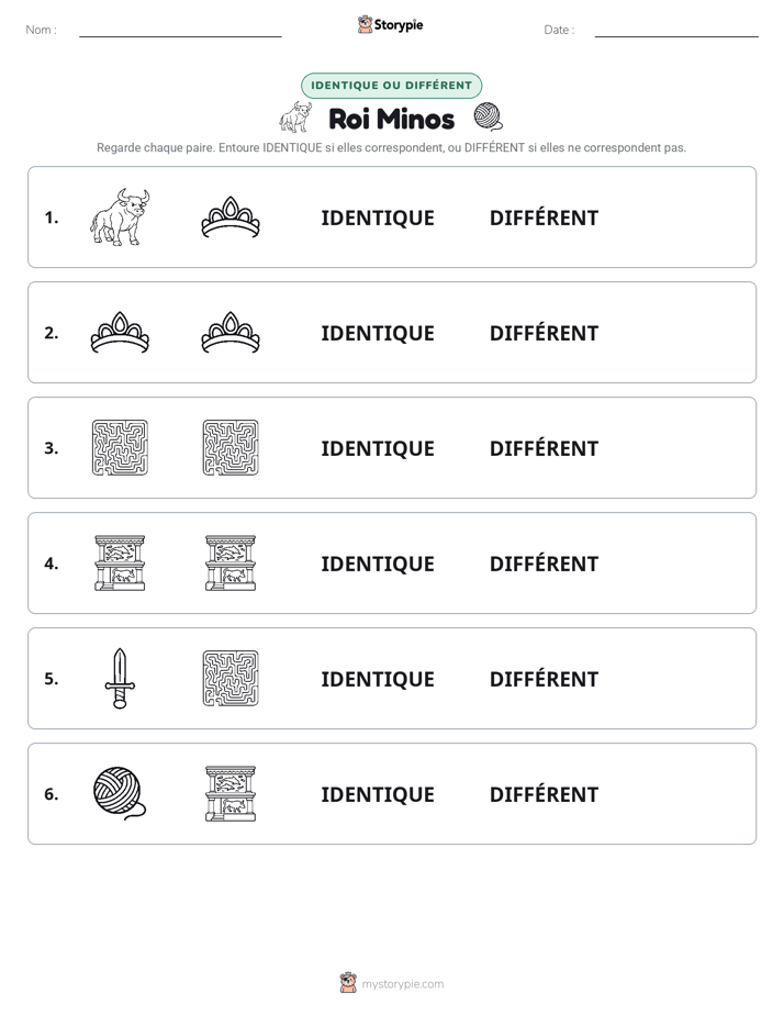 Identique ou Différent