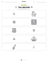 The Labyrinth printable worksheet preview