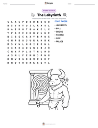 The Labyrinth printable worksheet preview