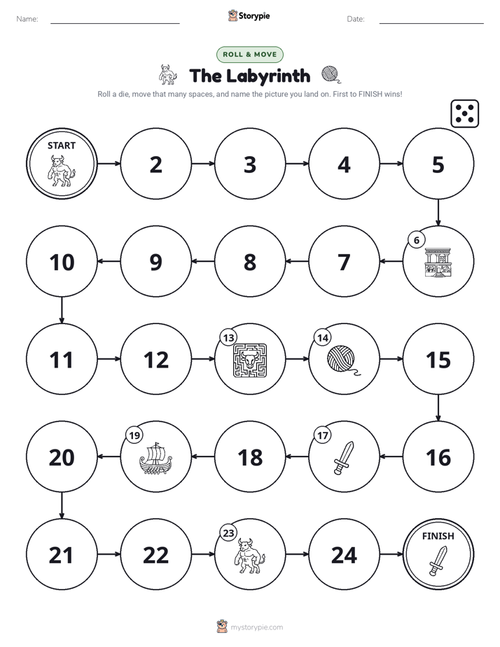 Roll & Move Game
