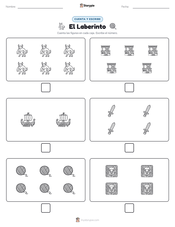 Cuenta y Escribe