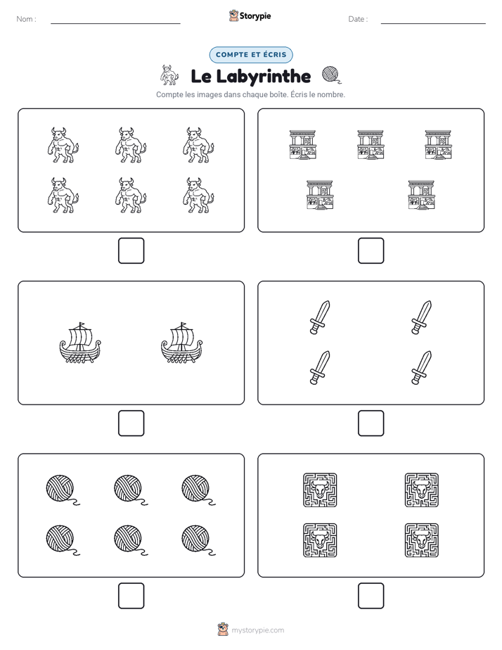 Compter & Écrire
