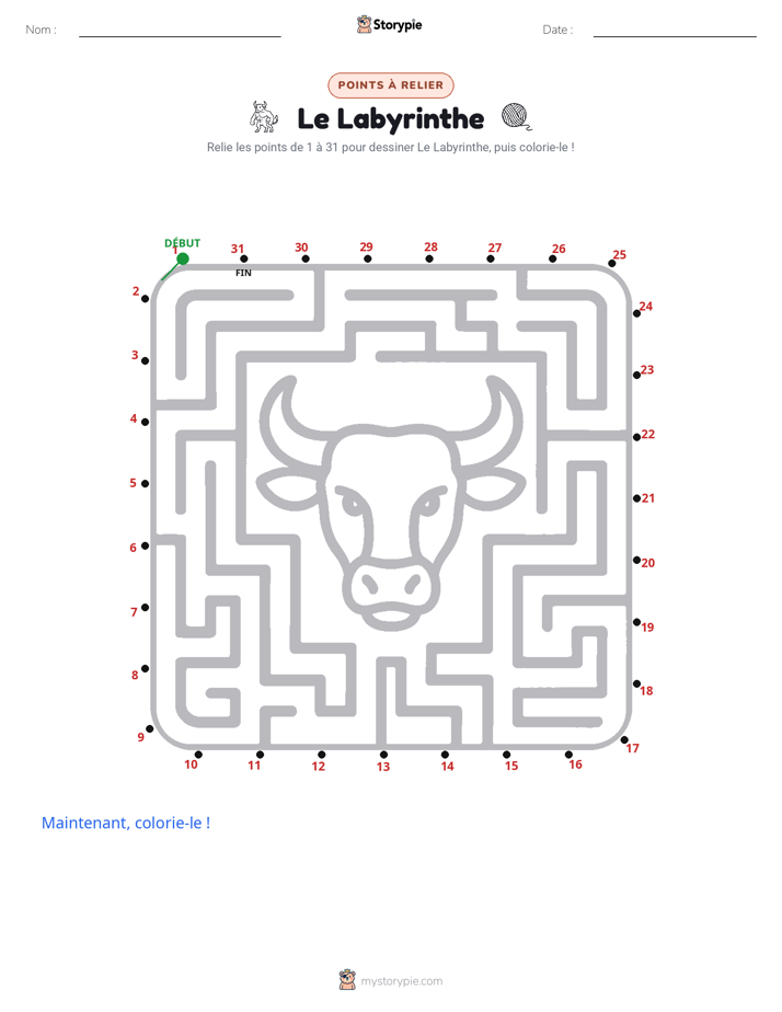 Relie les points