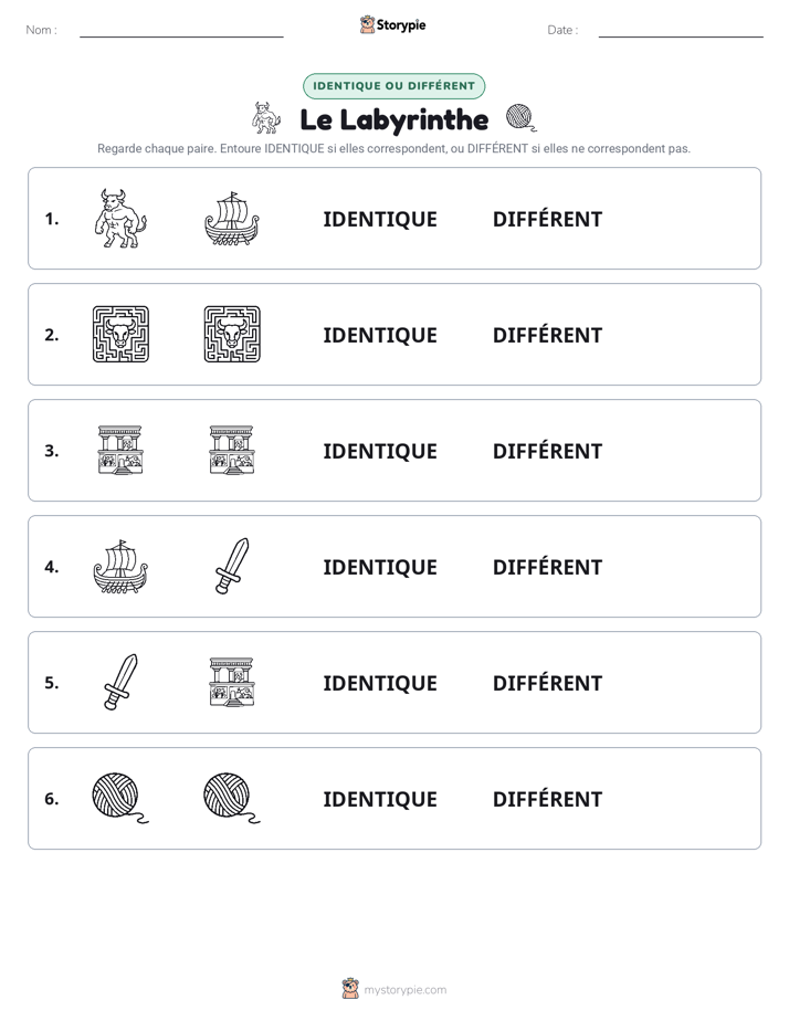 Identique ou Différent