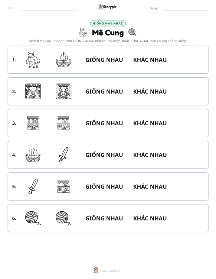 Giống Hay Khác
