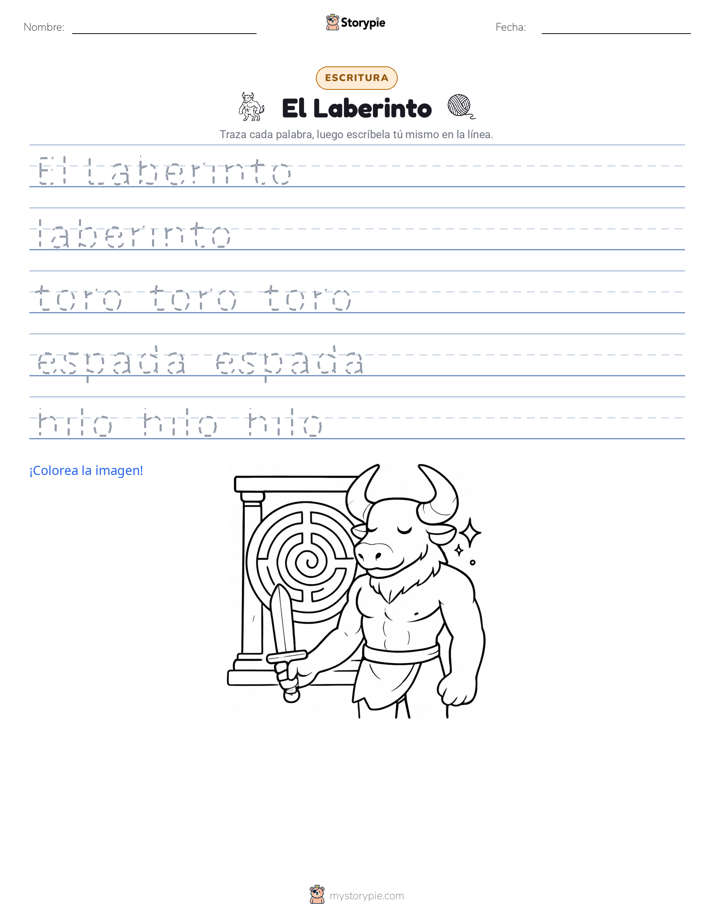 Práctica de Escritura