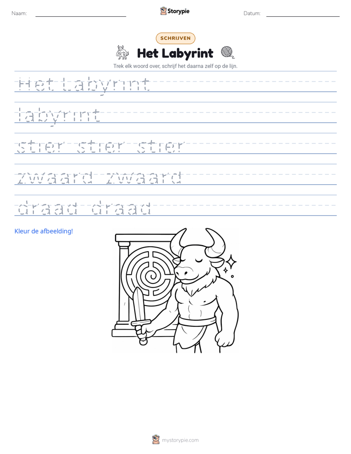 Schrijf Oefening