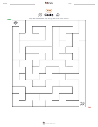 Crete printable worksheet preview