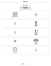 Crete printable worksheet preview