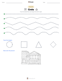 Crete printable worksheet preview
