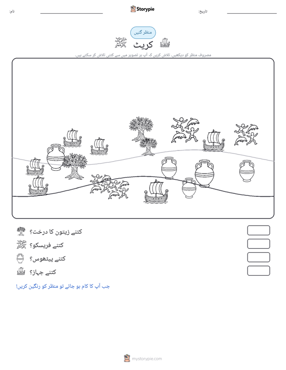 گنتی کا منظر