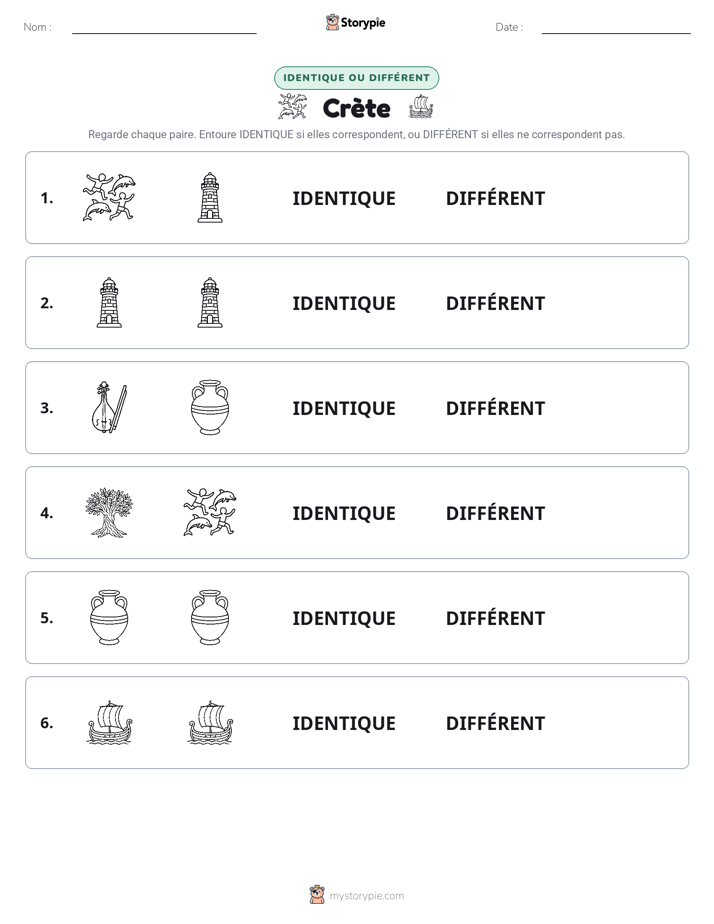 Identique ou Différent