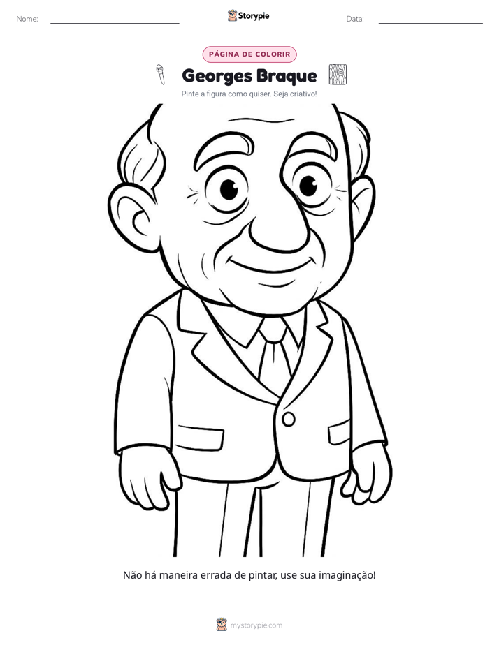 Página para colorir