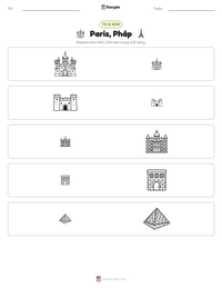 Xem trước tài liệu in sẵn Paris, Pháp