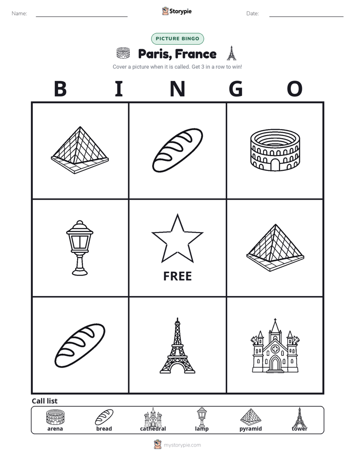 Picture Bingo