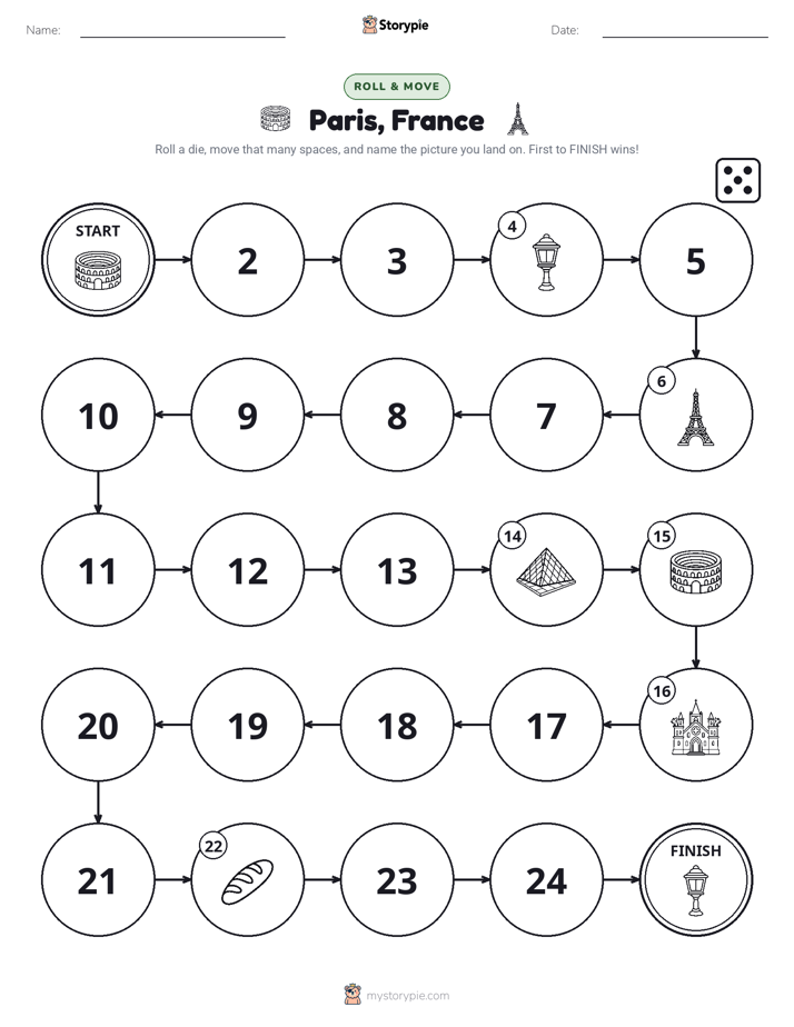 Roll & Move Game