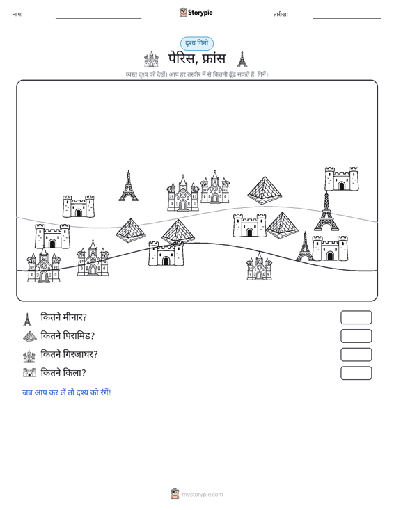 गिनती दृश्य