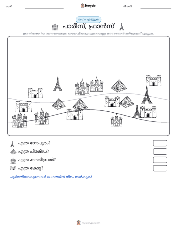 എണ്ണുന്ന ദൃശ്യങ്ങൾ
