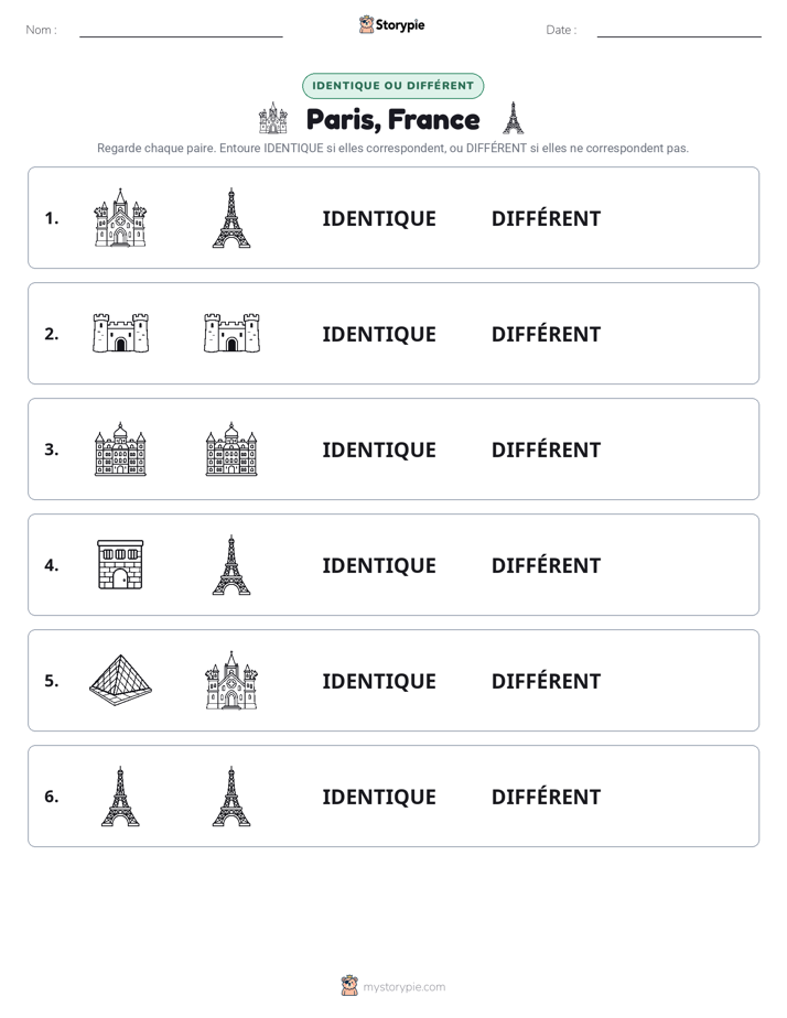 Identique ou Différent