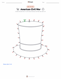 American Civil War printable worksheet preview