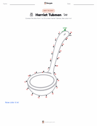 Harriet Tubman printable worksheet preview