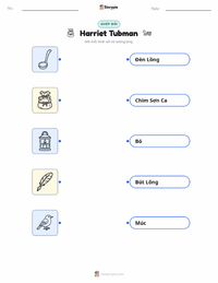 Tài liệu in sẵn Harriet Tubman cho trẻ em