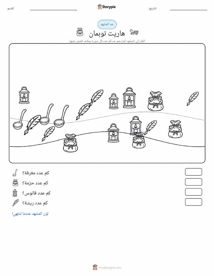 مشهد العد