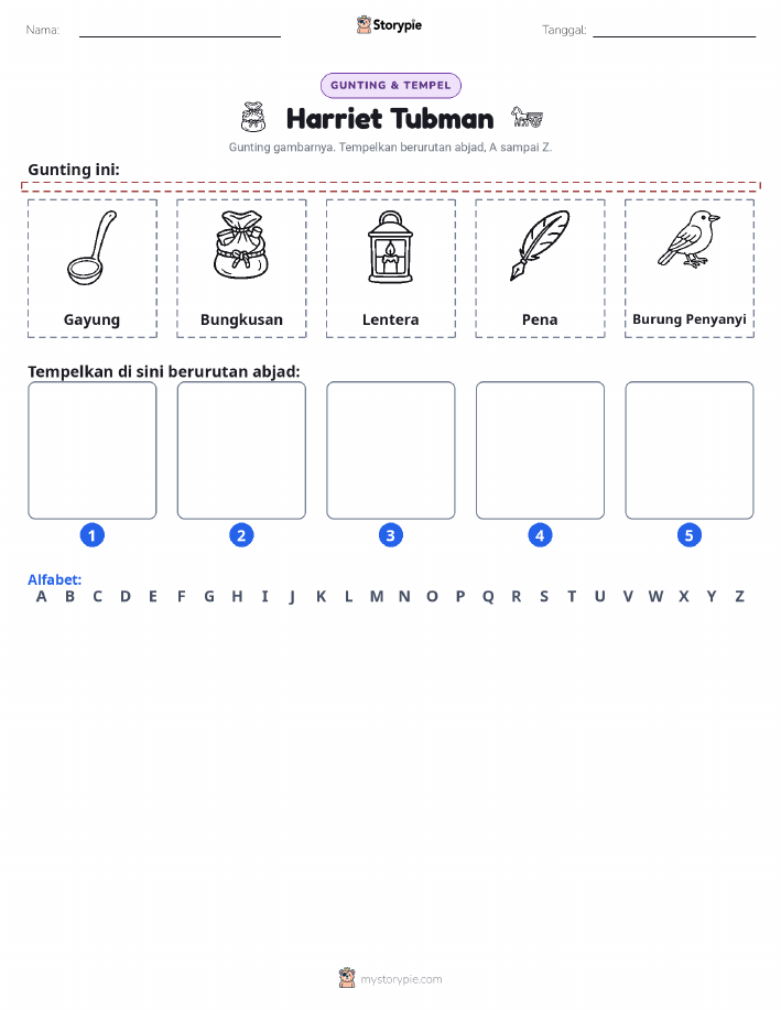 Potong & Tempel Huruf