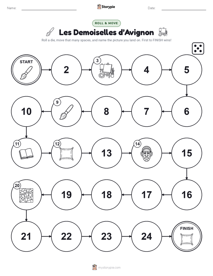 Roll & Move Game