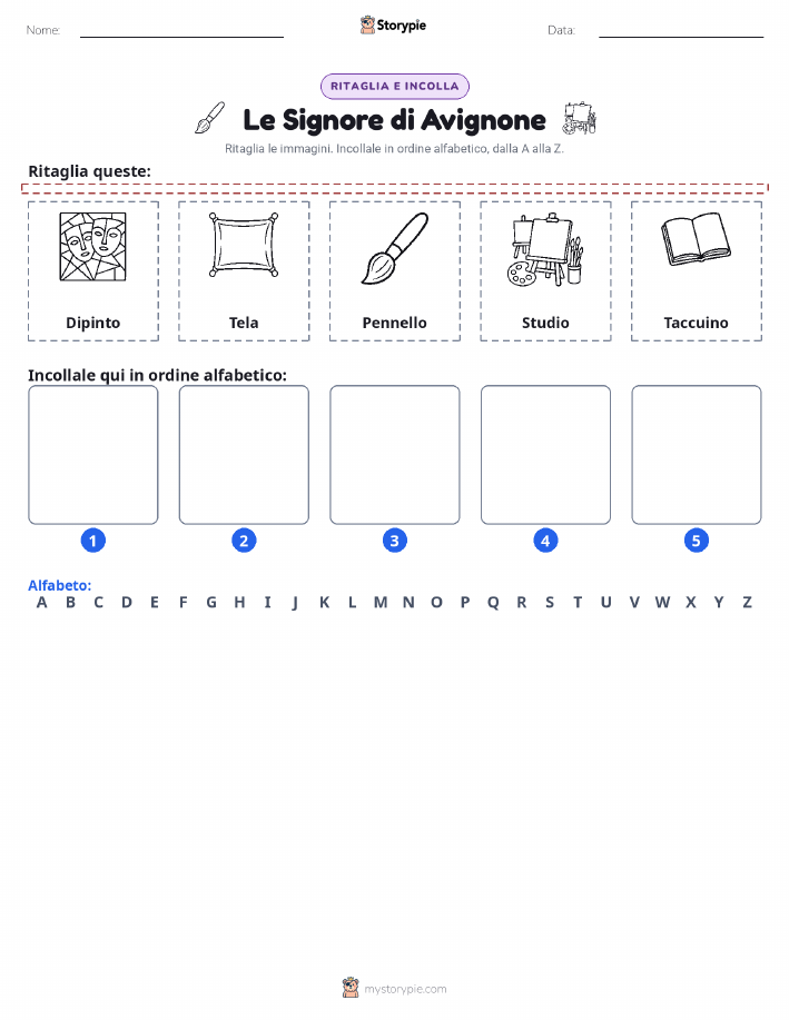 Taglia & Incolla Alfabeto