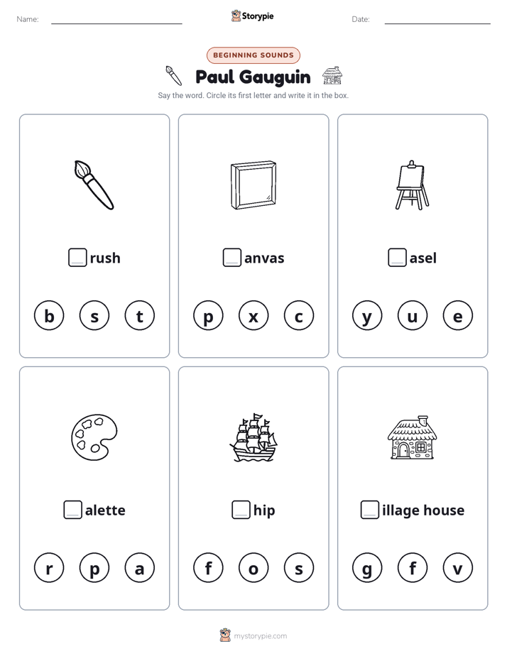 Beginning Sounds