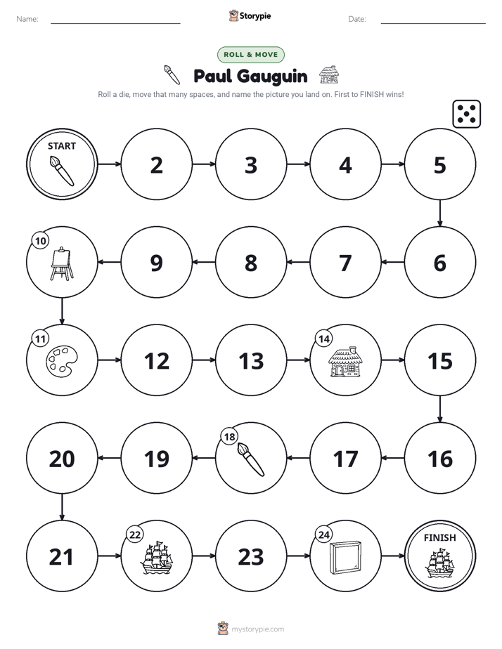 Roll & Move Game