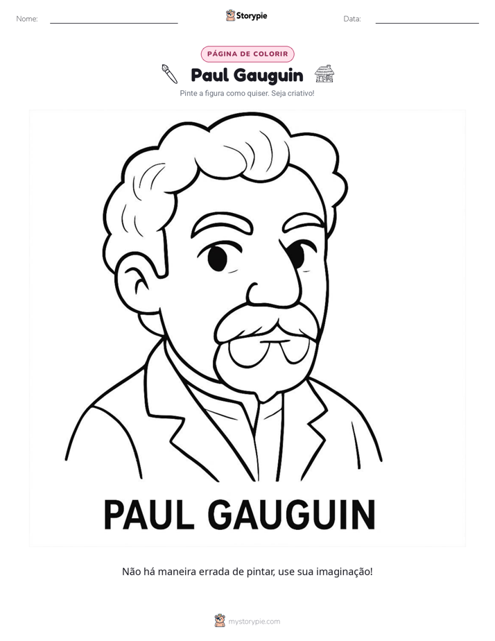Página para colorir