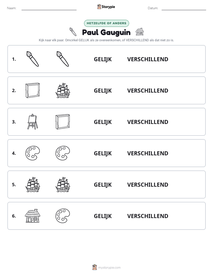 Zelfde of Verschillend