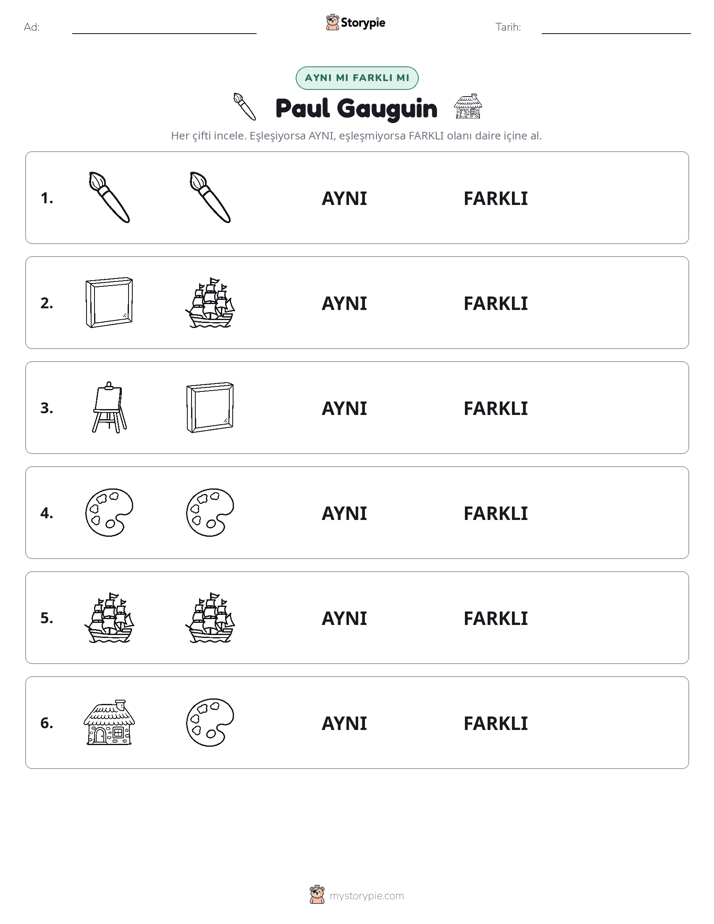 Aynı mı Farklı mı