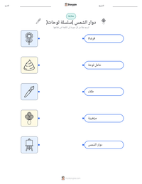 معاينة ورقة العمل القابلة للطباعة دوار الشمس (سلسلة لوحات)