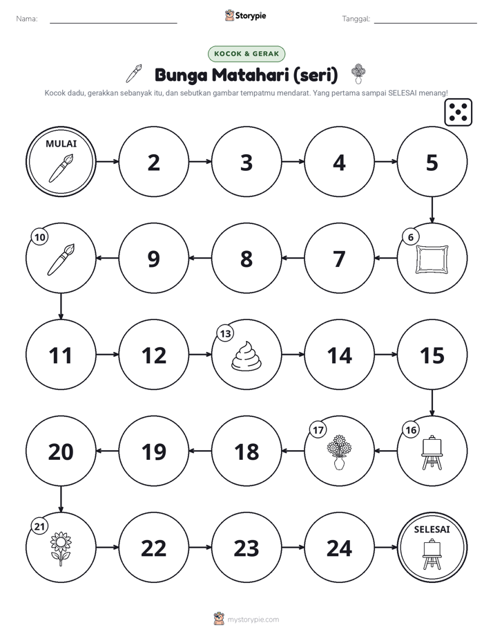 Permainan Gulung & Pindah