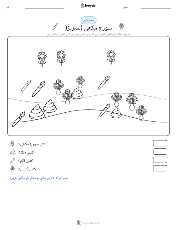 گنتی کا منظر