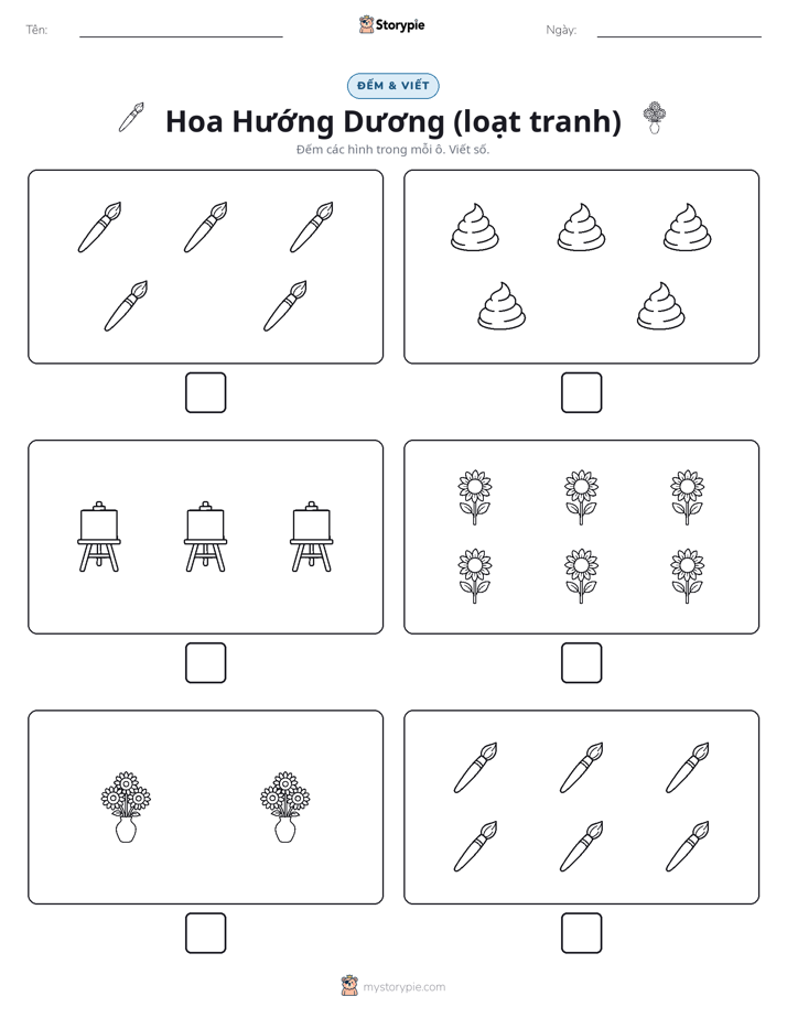 Đếm & Viết