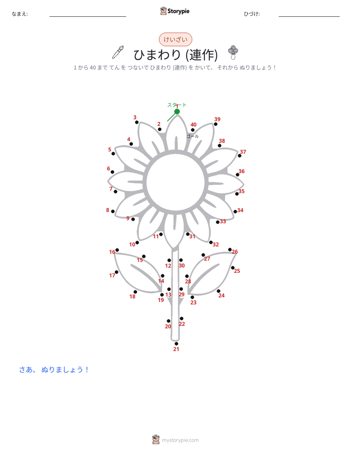 点つなぎ