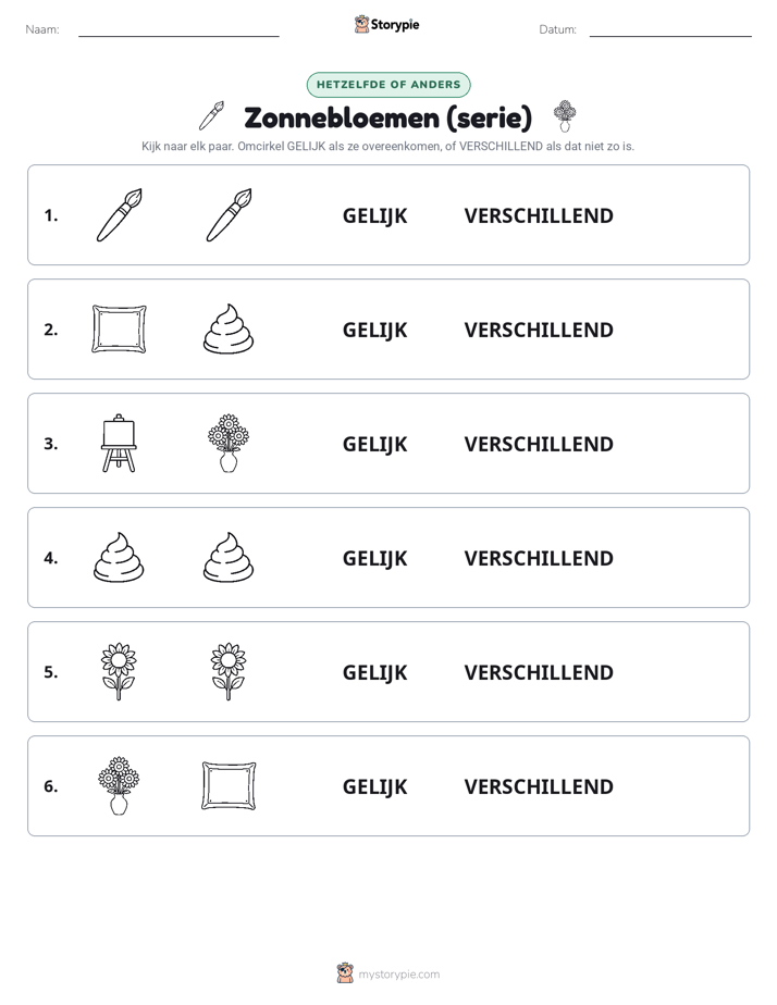 Zelfde of Verschillend