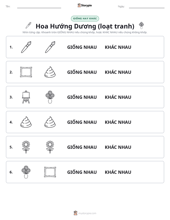 Giống Hay Khác