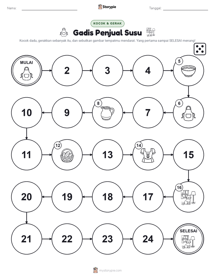 Permainan Gulung & Pindah