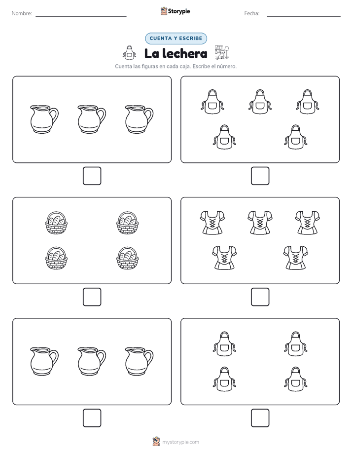 Cuenta y Escribe