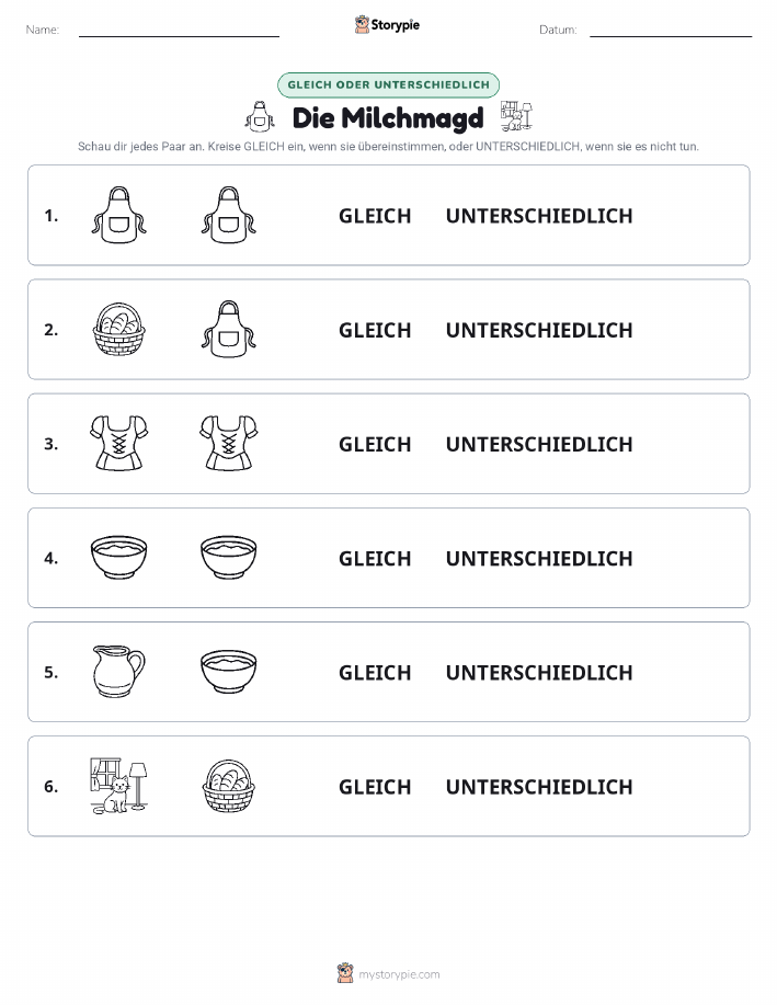 Gleich oder Anders