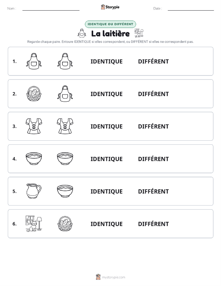 Identique ou Différent