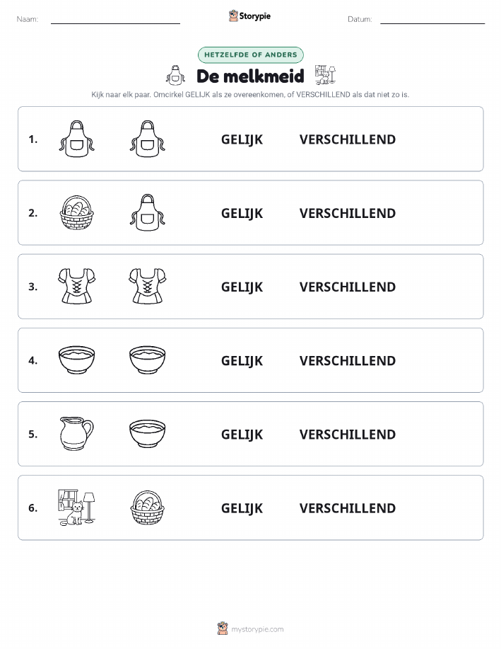 Zelfde of Verschillend