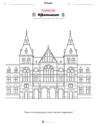 Rijksmuseum printable worksheet preview